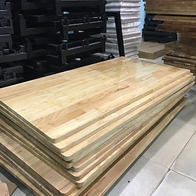 Mua Mặt bàn gỗ cao su tự nhiên 60x80 loại dày 18mm FREE