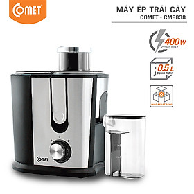 Máy ép trái cây COMET 400W CM9838 dung tích (0.5 Lít) - Hàng Chính Hãng