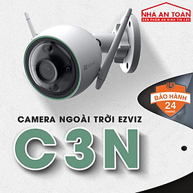 Mua Camera IP Wifi thông minh 2MP ngoài trời EZVIZ C3N hàng chính hãng Nhà An Toàn