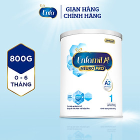 Sữa bột Enfamil A2 Neuropro 1 cho trẻ từ 0 - 6 tháng tuổi – 800g