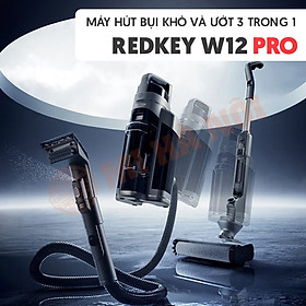 Mua Máy hút bụi khô và ướt Redkey W12 Pro -Tự động giặt giẻ  sấy khô  hút sàn  sofa  rửa kính- bản quốc tế- Hàng chính hãng