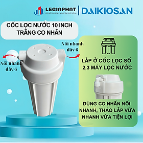 Mua Cốc Lọc Nước Thô Trong - Màu 10inch  Máy RO  Co Nối Nhanh - Hàng chính hãng