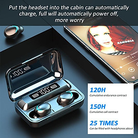 Mua Tai Nghe Bluetooth True Wireless F9 PRO Tai nghe không dây Bluetooth 5.0 cảm biến vân tay  kiêm sạc dự phòng