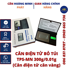 Cân Điện Tử Bỏ Túi TPS MN Định Lượng 0.01g đến 300g (cân tiểu ly - cân điện tử cân vàng) [ CÂN HOÀNG MINH PHÁT ]