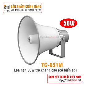 Loa nén, loa phóng 50W trở kháng cao: TOA TC-651M - Hàng chính hãng