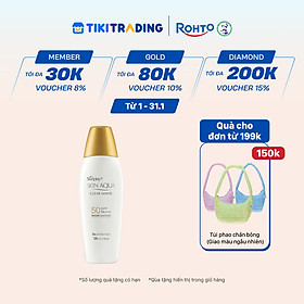 Kem chống nắng Skin Aqua dưỡng trắng, kiểm dầu, dùng hàng ngày dạng sữa Sunplay Skin Aqua Clear White Eco Việt Nam SPF50, PA++++ 55g