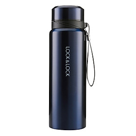 Bình Giữ Nhiệt Bằng Thép Không Gỉ Lock&Lock Vacuum Bottle LHC6180FU (800ML) - Xanh Đậm