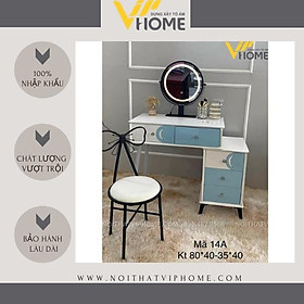 Mua Bàn trang điểm  bàn phấn kèm gương tích hợp đèn LED kèm nút cảm ứng thông minh và ngăn kéo để đồ tện lợi BTD-00058