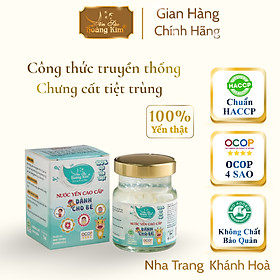 Combo 10 hũ tặng 1 hũ Nước Yến Sào Cho Bé Hoàng Kim - Giúp Bé Ăn Ngon, Tăng Đề Kháng, Phát Triển Toàn Diện - OCOP 4 Sao