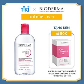 Dung Dịch Làm Sạch Và Tẩy Trang Công Nghệ Micella Bioderma Sensibio H2O - 500ml