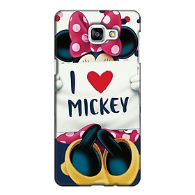 Ốp Lưng Dành Cho Điện Thoại Samsung Galaxy A9 Pro - I Love Mickey