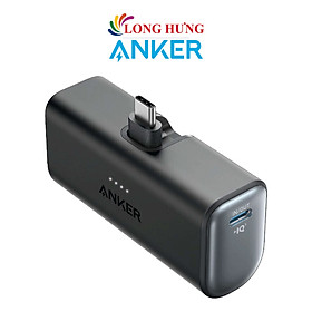 Hình ảnh Sạc dự phòng kèm cổng sạc USB-C dạng gập Anker Nano Power Bank 1Type-C PD 22.5W 5000mAh A1653 - Hàng chính hãng