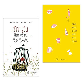 Combo Truyện Ngắn Hay: Tình Yêu Không Phải Thứ Để Dành + Cho Tôi Biến Mất Một Ngày ( Tặng Kèm Bookmark Green Life )