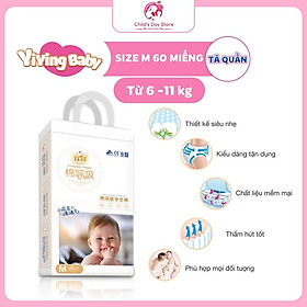 Bỉm Yiying Nội địa trung -Tã Quần Các Size M60/L52/XL44/XXL40/XXXl36. Childs_day