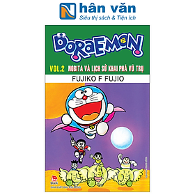 Doraemon Truyện Dài - Tập 2 - Nobita Và Lịch Sử Khai Phá Vũ Trụ (Tái Bản 2023)
