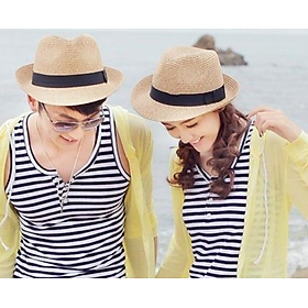 COMBO 2 NÓN  CAO BỒI NAM NỮ MÀU KEM - DN19VN0722