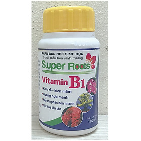 Mua Phân Bón NPK Sinh Học Super Roots Vitamin B1  Kích Rễ  Kích Mầm  Quang Hợp Mạnh  Hấp Thụ Phân Bón Nhanh  Giữ Hoa Lâu Tàn  Thể Tích: 100ml