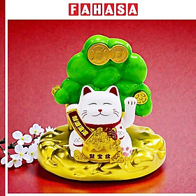 Tượng Mèo Thần Tài Vẩy Tay - Trang Trí Tết - JS901/02/05 - Mẫu 2