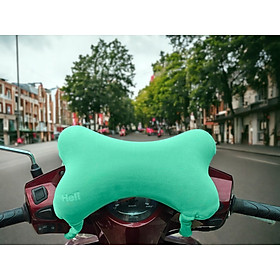 Gối foam khúc xương Heli đa chức năng-30x18x10cm - ( Gối tựa đầu xe hơi, đi xe máy cho bé)