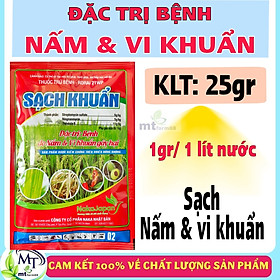 Mua SẠCH KHUẨN 21WP (gói 25g) - Đặc trị hữu hiệu các loại bệnh do nấm và vi khuẩn gây hại trên cây trồng