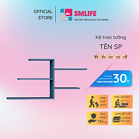 Kệ gỗ trang trí trưng bày hiện đại SMLIFE Woodard