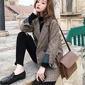 Áo khoác vest kẻ blazer nhiều màu