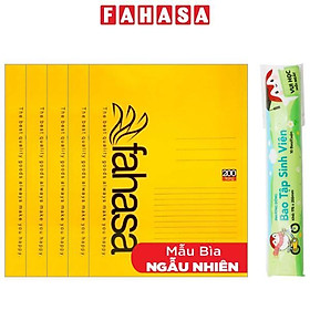 Combo 10 Tập Sinh Viên 4 Ly Ngang 200 Trang ĐL 70g m2 - FAHASA + 1 Bao Tập