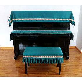 Khăn phủ đàn piano cơ đàn piano điện tử 88 phím phong cách Châu Âu cổ điển sang trọng chống bụi chống xước - Hàng chính hãng