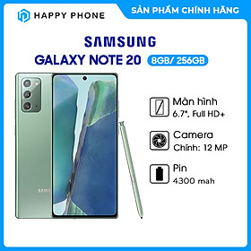 Điện Thoại Samsung Galaxy Note 20 (8GB/256GB) – ĐÃ KÍCH HOẠT BẢO HÀNH ĐIỆN TỬ – Hàng Chính Hãng