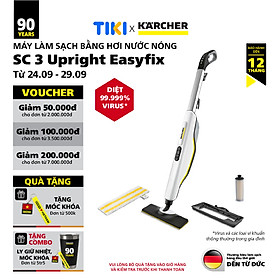 Mua (Sản xuất Đức) Máy làm sạch bằng hơi nước nóng Karcher SC 3 Upright EasyFix EU
