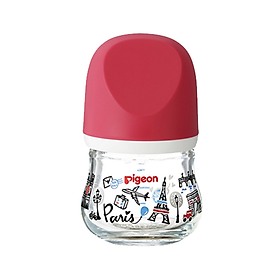 Bình thủy tinh đựng sữa cho bé sơ sinh Pigeon (Phiên bản giới hạn)