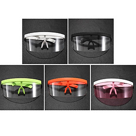 5 Pieces Unisex Fashion Shield Sunglasses Goggles Anti-UV HD Lens Glasses