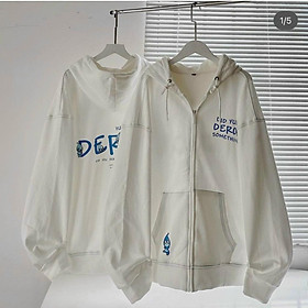 ÁO HOODIE - ÁO KHOÁC NỈ NGOẠI Dây full zip  HOOIDE MỚI in DE.ROR
