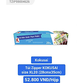 Mua Túi zipper Kokusai XL (28x35cm)