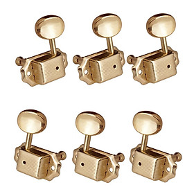 Set of 6 3R3L Electric  Pegs Keys  for LP  Guitar Gold