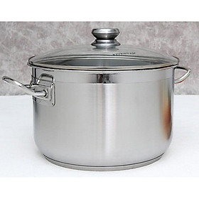 Nồi Inox 3 Đáy Nắp Kính Fivestar N28-3DG (28cm) - Hàng Chính Hãng