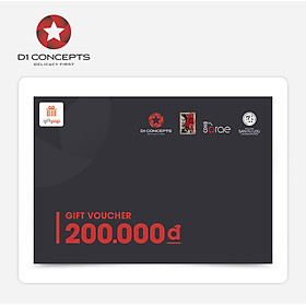 Giftpop - Phiếu quà tặng D1-Concepts 200K