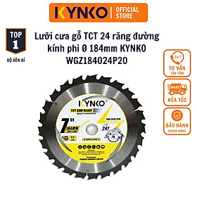 Mua Lưỡi cưa gỗ TCT 24 răng đường kính phi Ø 184mm KYNKO WGZ184024P20_NEW24