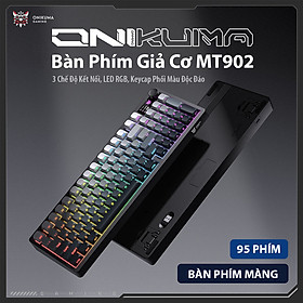 Mua Bàn Phím Giả Cơ ONIKUMA MT902 - 3 Chế Độ Kết Nối  LED RGB  Keycap Phối Màu Độc Đáo - Hàng Chính Hãng