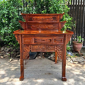 Mua Bàn Thờ Tam Cấp Gỗ Muồng   bàn cúng gỗ  bàn thờ gia tiên 3 tầng