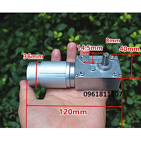 Mua Motor giảm tốc 12v 27 vòng trục 8mm