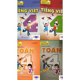 Hình ảnh sách Sách -(Combo 4 cuốn ) Phát Triển Năng Lực Trong Môn Tiếng Việt+ Toán Lớp 4