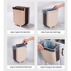 Mua THÙNG RÁC TREO TƯỜNG ĐA NĂNG GẤP GỌN Waste Bin-SHOP RẺ