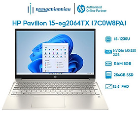Laptop HP Pavilion 15-eg2064TX 7C0W8PA i5-1235U | 8GB | 256GB | MX550 2GB | 15.6' FHD Hàng chính hãng