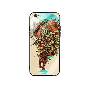 Ốp Lưng Kính Cường Lực cho điện thoại Iphone 6 Plus / 6s Plus - Tiger 05