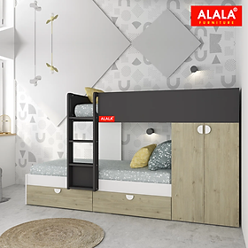 Giường ngủ cho Bé ALALA đa năng/ Miễn phí vận chuyển và lắp đặt/ Đổi trả 30 ngày/ Sản phẩm được bảo hành 5 năm từ thương hiệu ALALA/ Chịu lực 700kg