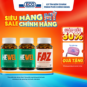 Combo Cho Người Hay Dùng Bia, Rượu Ecogreen Giải Độc Gan, Điều Hòa Mỡ Máu (Dùng 1 Tháng)