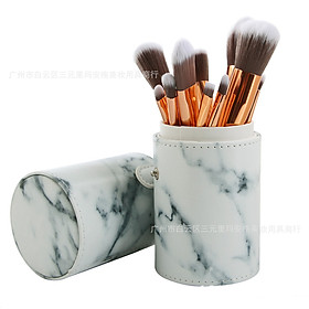 Hình ảnh Bộ cọ trang điểm MARBLE COLLECTION 10 cây cao cấp