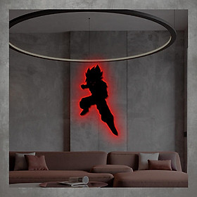 Mua Đèn neon hắt tường hình SONGOKU - Phù hợp trang trí tường  để bàn  phụ kiện decor nhà