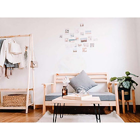 Mua Bộ Bàn Sofa + Ghế Phòng Khách Gỗ Tự Nhiên  / Combo Ghế Ngồi Sofa  Bàn Trà Tiếp Khách Trang Trí Nhà
